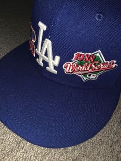 7 1/2 used like new Dodgers world series Cap