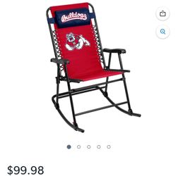 Logo Brands Fresno State Bulldogs Bungee Rocker