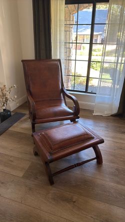 Chair and Footstool