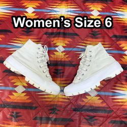 Converse Chuck Taylor All Star Lugged Platform Shoes White 565902C Women's Sz 6