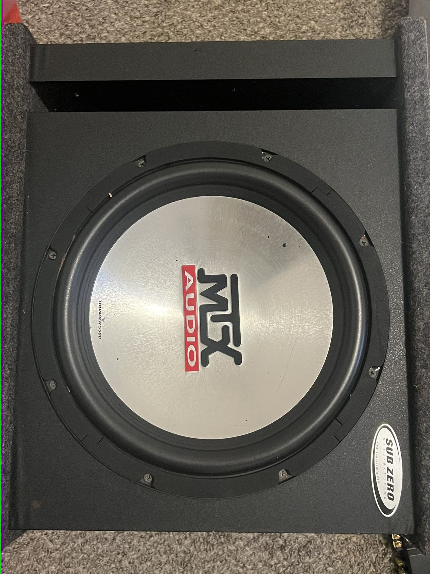 Mtx 5500 12” Sub With Ported Box + Mtx Amplifier 