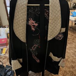 Vintage Satin Robe. 