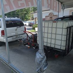 Trailer And Pressure Washer Car Detailing Equipment