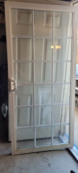 French Sliding Double Pane Glass Door