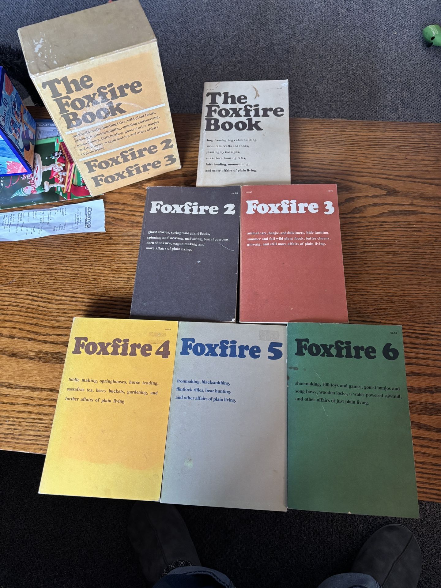 Vintage Fox Fire Books