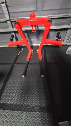 Shoulder lateral raise rack attachment