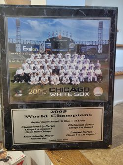 2005 Chicago White Sox Plaque