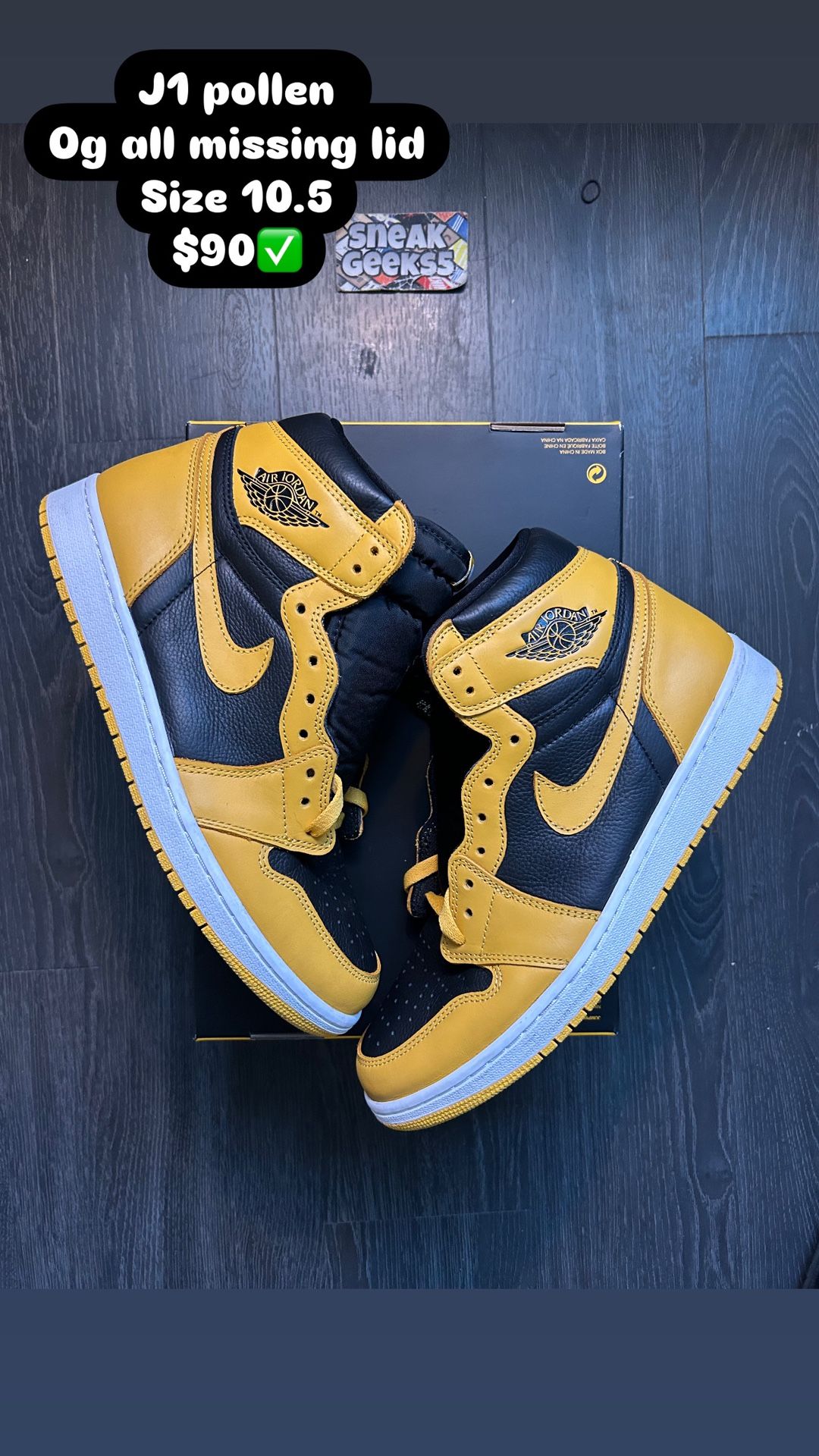 Jordan 1 Pollen