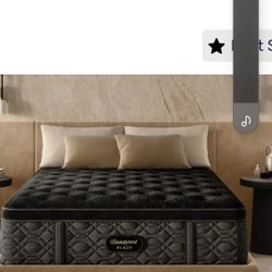 14"thick King Beautyrest Black Series 3 Medium Firm 