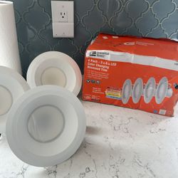 3 Pack Recessed Trim Light 