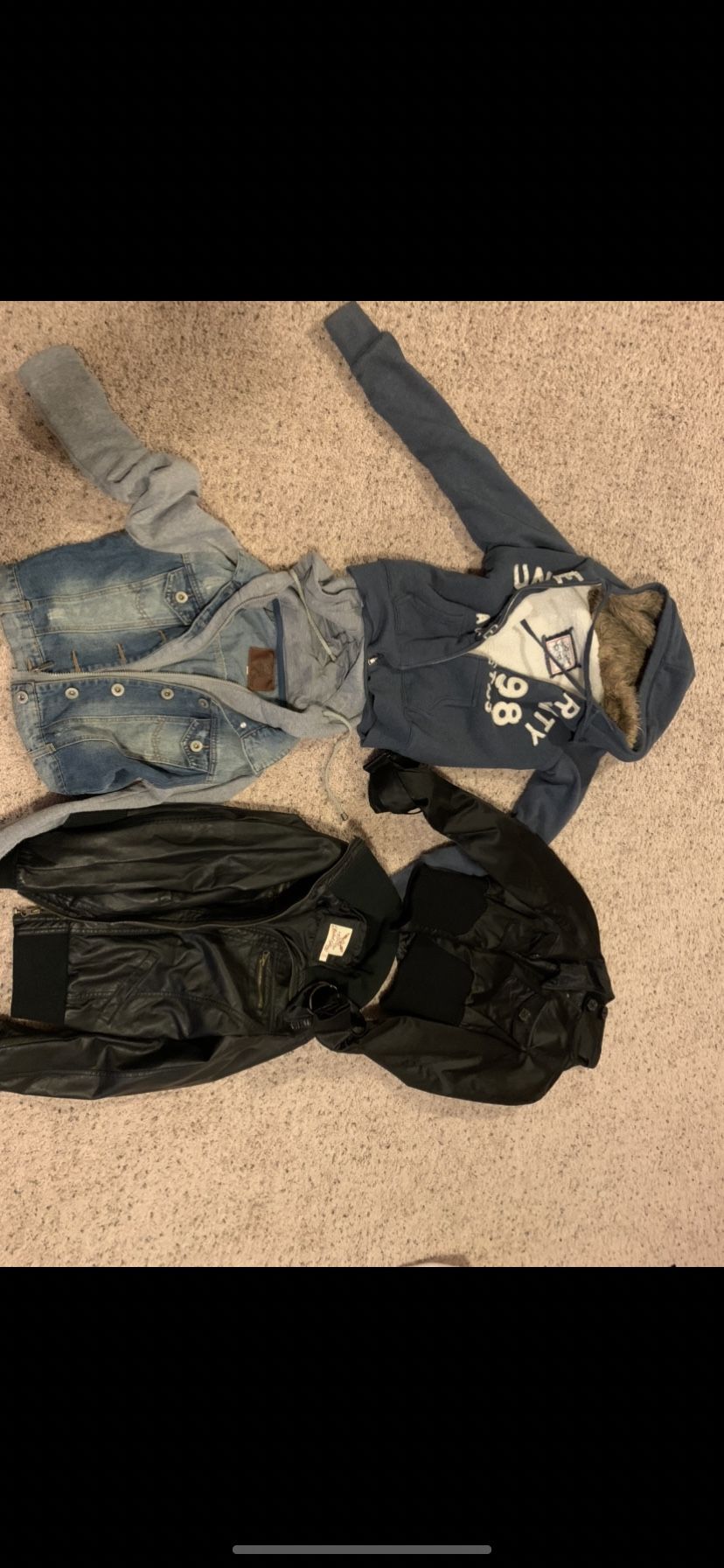 Girls Jackets Size XS Fits 12-14 Years Old All For $20