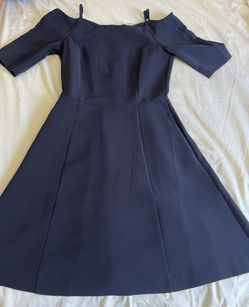 Dark Blue Dress With Pockets
