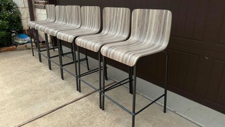Set of 6 Counter Height Chairs