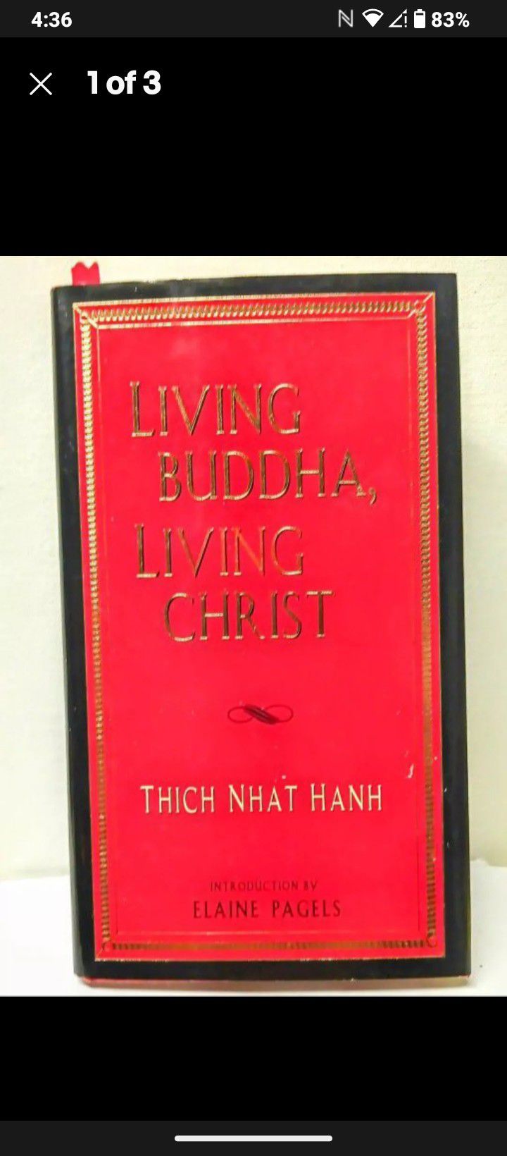 Living Buddha, Living Christ by Thich Nhat Hanh 1997 Hardcover Brand New