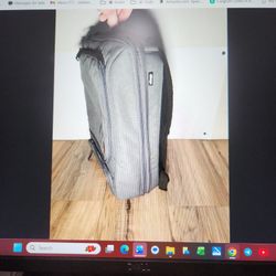 Ebags 16 Heathered Granite Professional Slim Laptop Travel Backpack E U C