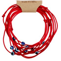 Red Infinity Eye Bracelet 10 Pack