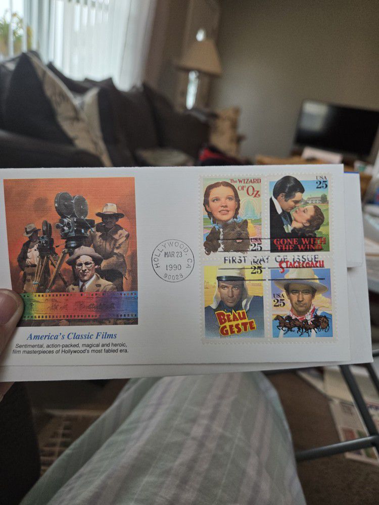 American Classic Films Envelope And Stamps