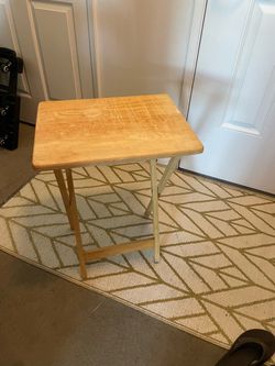 Foldable table, 25 inches tall