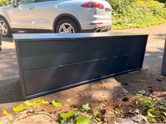 IKEA lowboy dresser - dark blue