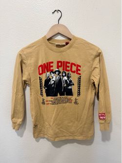 One piece monga kids shirt 8-10
