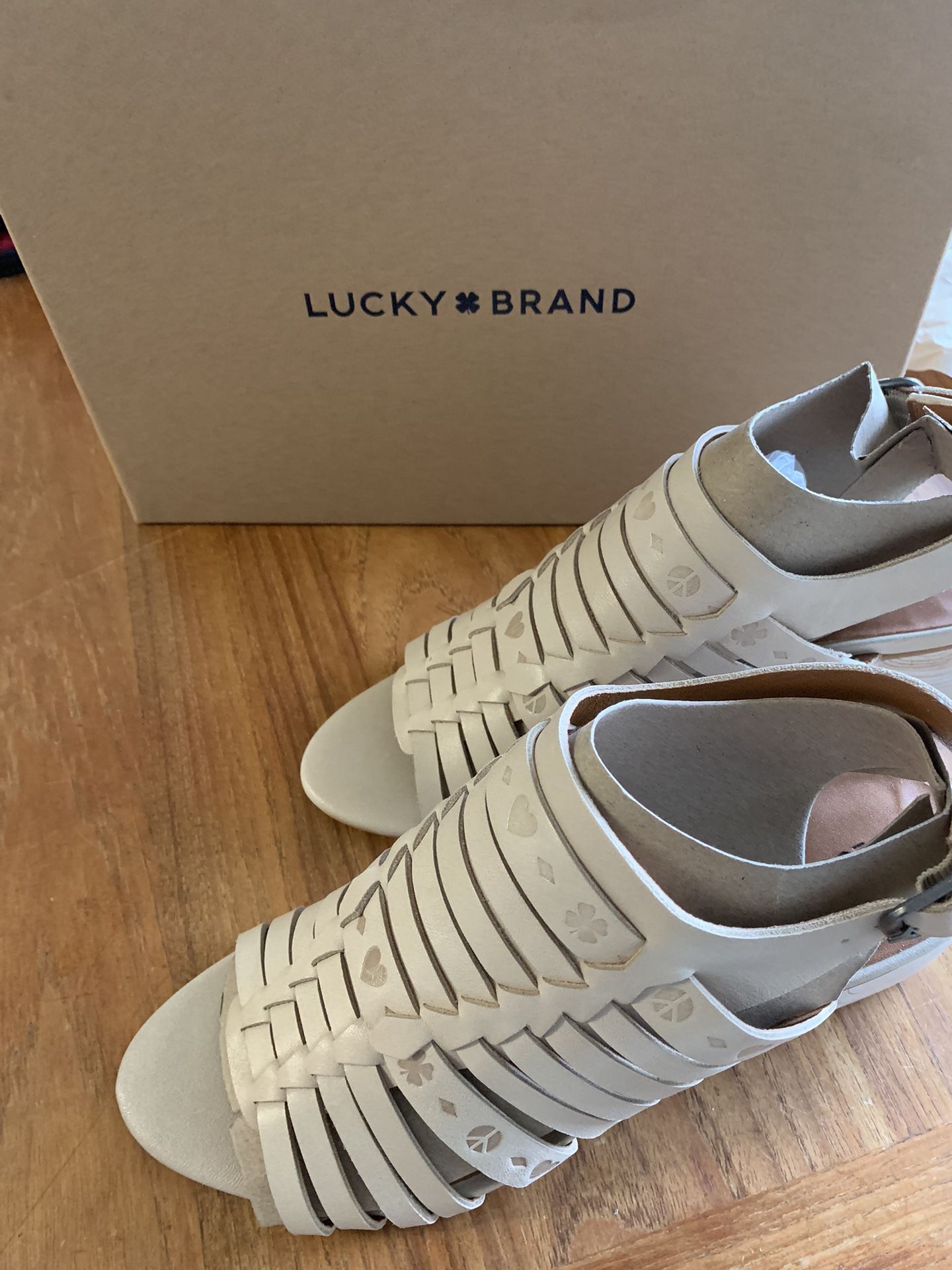 Brand New Lucky Sandal Heels 7 1/2