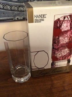 Blown Crystal Glasses - Made in Italy