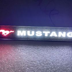 Ford Mustang LED Logo Light Emblem Car For Front Grille Badge Illuminated Decal