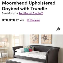 Morehead Upholstered Daybed With Trundle 