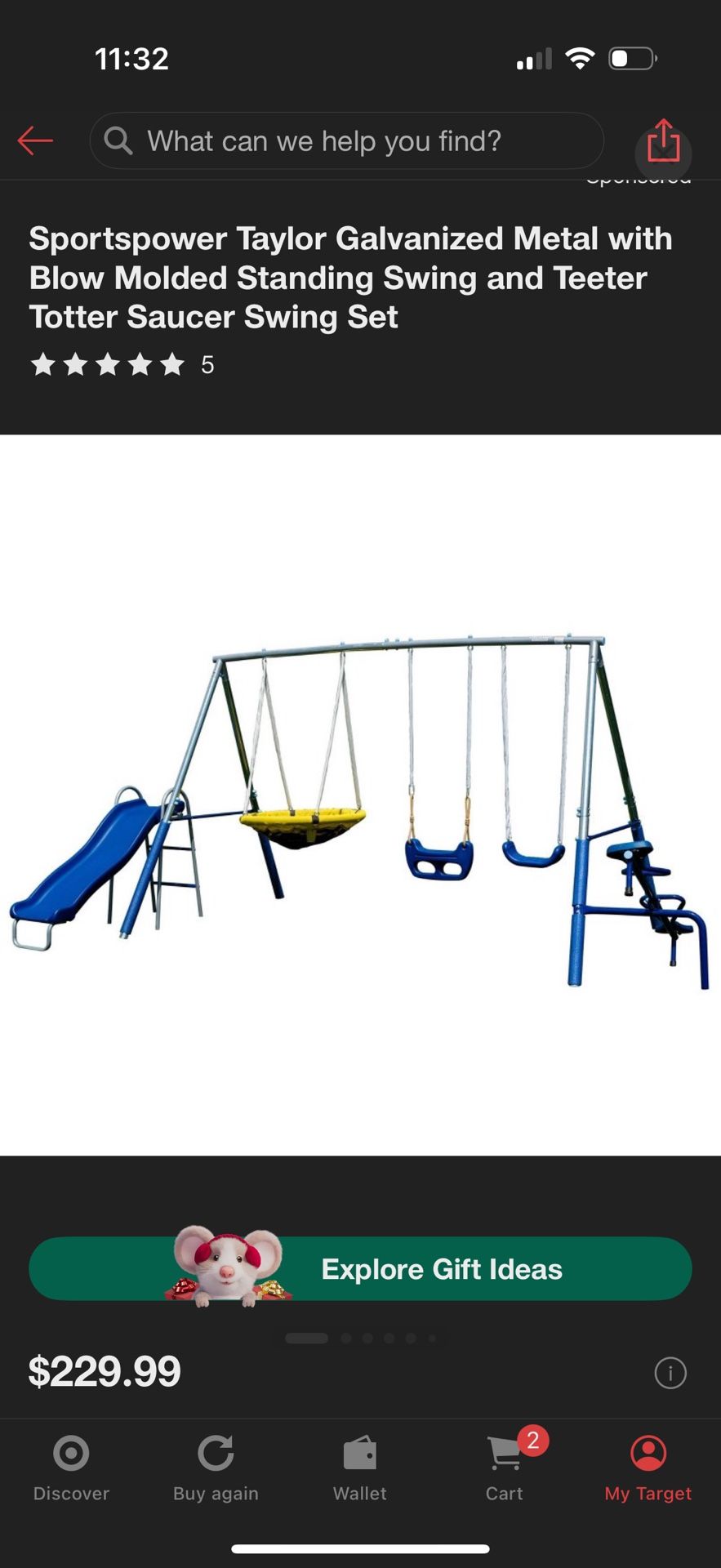 Sportspower Swing Set And Teeter Totter