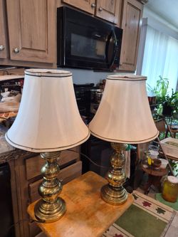 3 way Brass Lamps