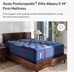 King size sealy firm mattress with a Boxpring free Delivery