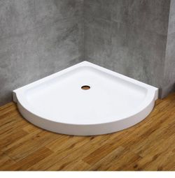 Glacier bay 34 in. x 34 in. Base in White