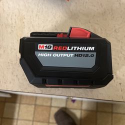 M18 red lithium output HD12.0