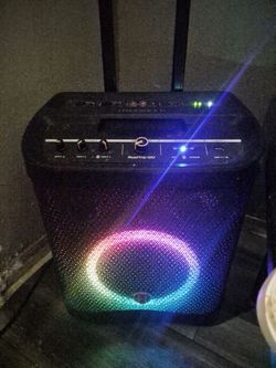 Harbinger RT100 RoadTrip Series Mobile Sound System With Lights,  Battery Power
