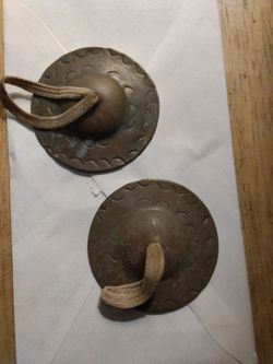 VINTAGE BRASS CASTANETS