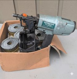 Hitachi/Metabo NV 65AH 2 1/2" Coil Siding Nailer w/Nails