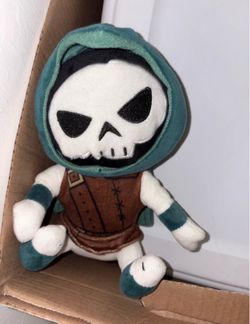 Hooded skeleton adventure dice bag