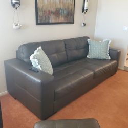 Three Peice Leather Couch Set