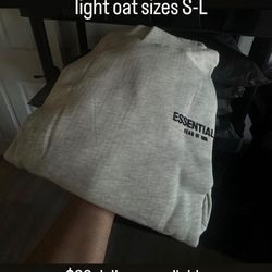 light oatmeal essentials hoodie 