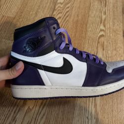 Jordan 1 Court Purple (NDS) 10.5 Men