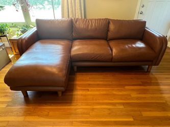 Wade Logan Leather Match Sectional