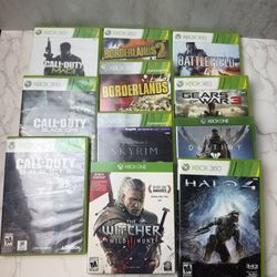 Xbox 360 & Xbox One Game Lot Call of Duty MW3 Black Ops Ghosts + Halo 4 + Witcher 3 + More