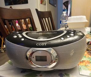 $30 🎀 Coby MP-CD455 portable MP3/CD player with an AM/FM radio.