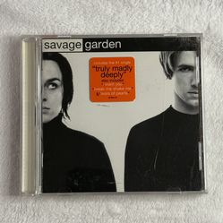 Savage Garden Self-Titled CD 1997 Columbia CK 67954 Truly Madly Deeply Tested