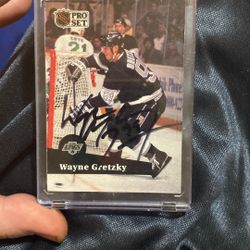 Wayne Gretzky Los Angeles Kings NHL Goat Auto Autograph Hockey card 