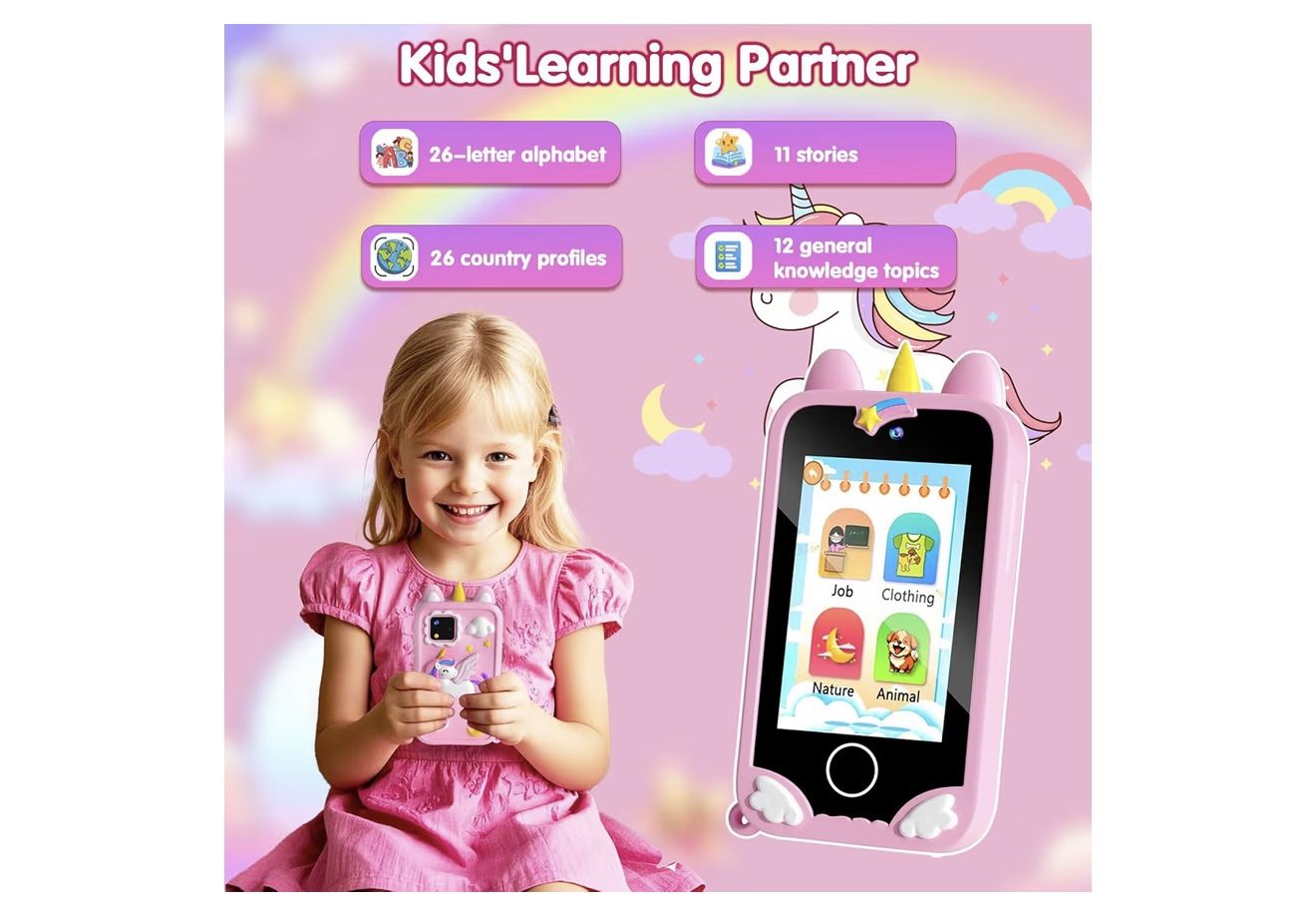 Kids’ Unicorn Smart Learning Phone – BRAND NEW
