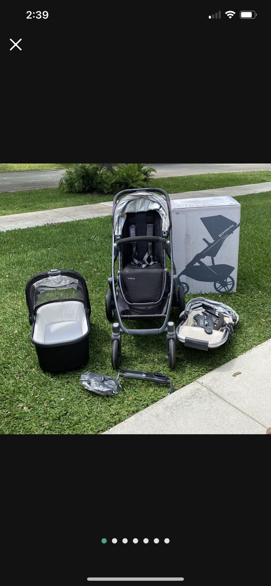Uppa Baby Vista Stroller For 3!