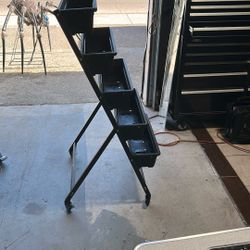 Homdox 5-Tier Elevated Garden Bed with Lockable Caster Wheels - Freestanding Vertical Raised Bed with 5 Garden Planter Boxes- Perfect to Grow Vegetabl