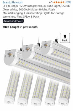 LED Tube Lights 8pk (Shop Lights)