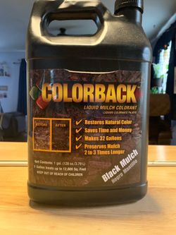 1 Gallon Black Liquid Mulch Colorant